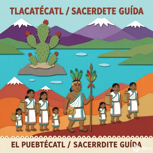 El pueblo mexica cruzando desiertos y montañas durante años